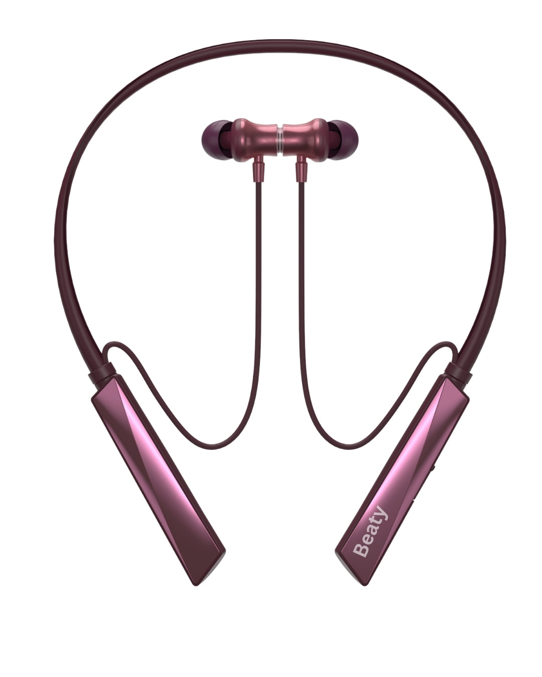 (Red) Pulse X Wireless Neckband with Magnetic Auto ON/OFF, Active Noise Cancellation, 50+ Hours Battery, Fast Charging, Low Latency Gaming, IPX7 Waterproof & Boosted Bass Audio