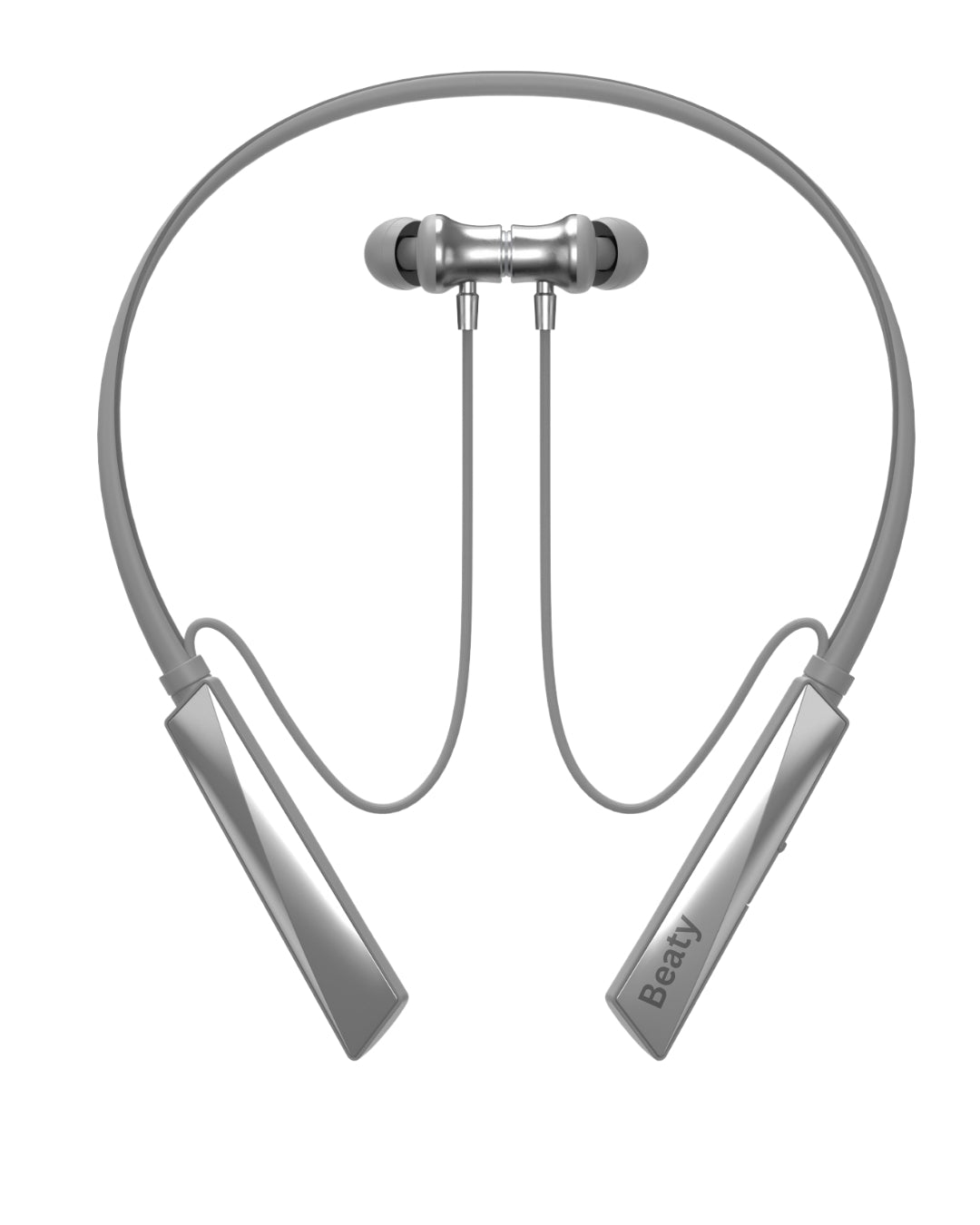 (White) Pulse X Wireless Neckband with Magnetic Auto ON/OFF, Active Noise Cancellation, 50+ Hours Battery, Fast Charging, Low Latency Gaming, IPX7 Waterproof & Boosted Bass Audio