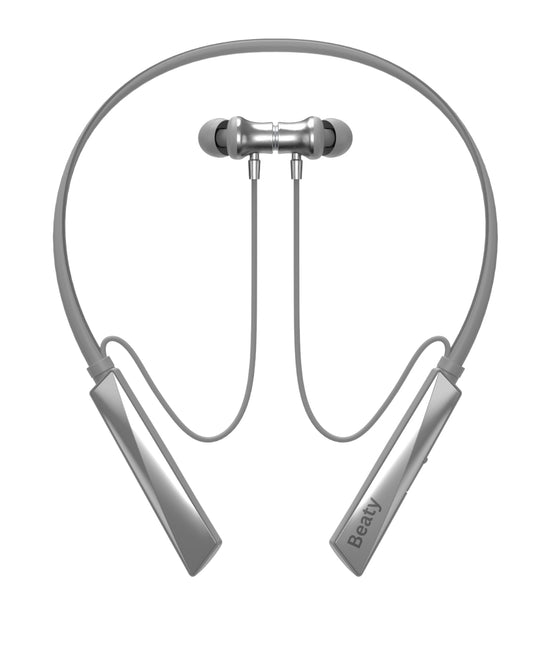 (White) Pulse X Wireless Neckband with Magnetic Auto ON/OFF, Active Noise Cancellation, 50+ Hours Battery, Fast Charging, Low Latency Gaming, IPX7 Waterproof & Boosted Bass Audio