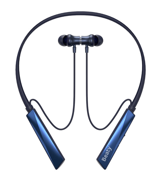(Blue) Pulse X Wireless Neckband with Magnetic Auto ON/OFF, Active Noise Cancellation, 50+ Hours Battery, Fast Charging, Low Latency Gaming, IPX7 Waterproof & Boosted Bass Audio