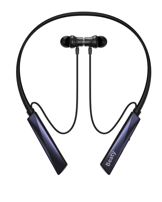(Black) Pulse X Wireless Neckband with Magnetic Auto ON/OFF, Active Noise Cancellation, 50+ Hours Battery, Fast Charging, Low Latency Gaming, IPX7 Waterproof & Boosted Bass Audio