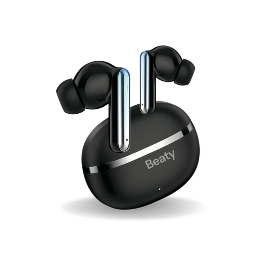 (Black) FreeVibe T9 Wireless Earbuds — Low-Latency Gaming, ANC, 60-Hour Battery, Clear Calling, Touch Control, IPX4 Water-Resistant