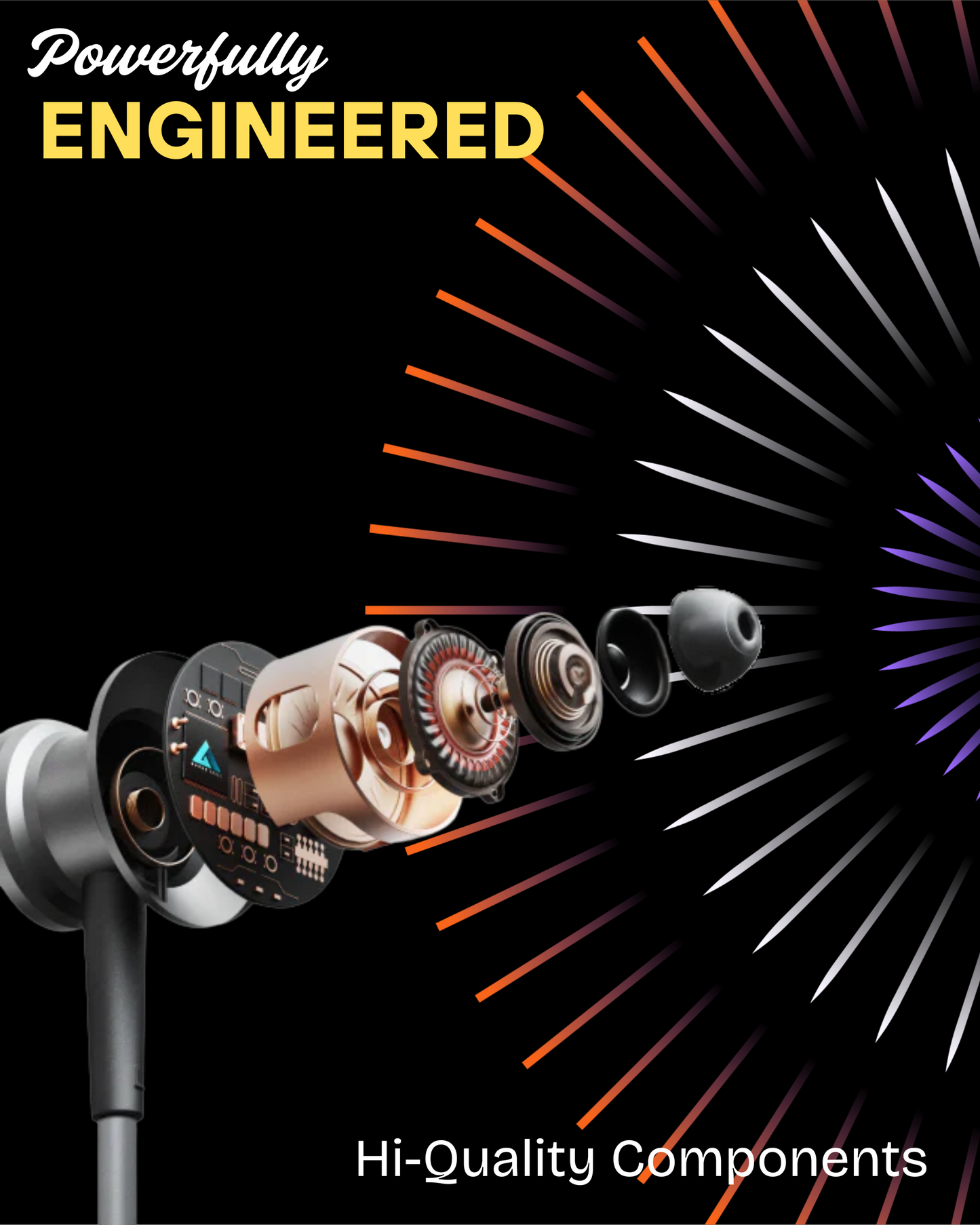 (White) Pulse X Wireless Neckband with Magnetic Auto ON/OFF, Active Noise Cancellation, 50+ Hours Battery, Fast Charging, Low Latency Gaming, IPX7 Waterproof & Boosted Bass Audio